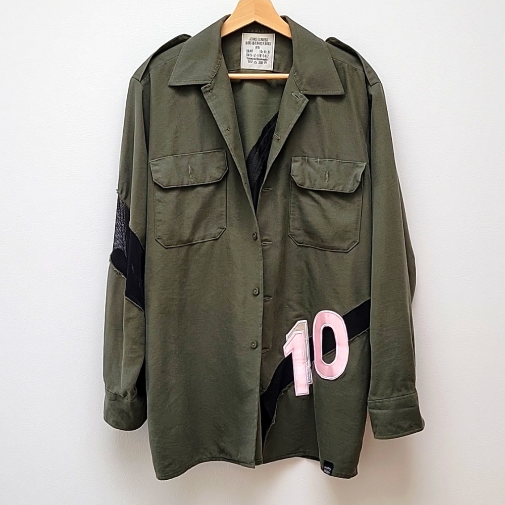 M.P.D. Box Military Green Shirt